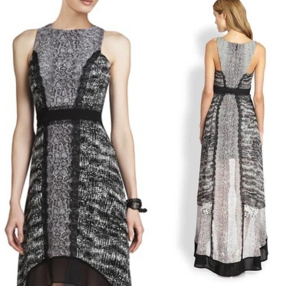 BCBG Max Azria High Low Animal Print Maxi - JJ0366 - Picture 12 of 12